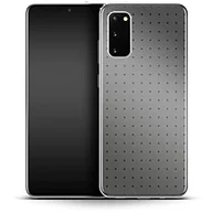 Etui i futerały do telefonów - Smartfon silikonowe etui na telefon Dot Grid grey Samsung Galaxy S20 - miniaturka - grafika 1