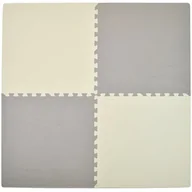 Maty piankowe - Humbi, Puzzle piankowe/Mata piankowa, Kremowy/Szary, 1x62x62 cm, 4 szt. - miniaturka - grafika 1