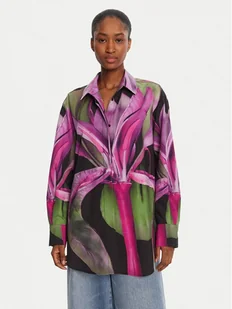 Desigual Koszula Orquidea Lacroix 25WWCW20 Kolorowy Relaxed Fit - Koszule damskie - miniaturka - grafika 1