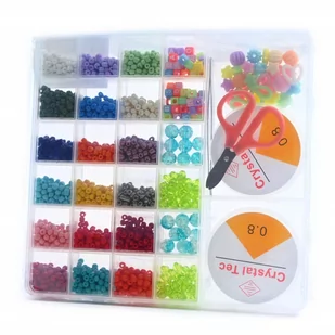 KORALIKI DO ROBIENIA BIŻUTERII BRANSOLETEK ZESTAW - Prace ręczne dla dzieci KORALIKI DO ROBIENIA BIŻUTERII BRANSOLETEK ZESTAW - Prace ręczne dla dzieci - miniaturka - grafika 1