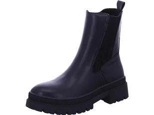 TOM TAILOR Damskie botki 4290490010, czarne, 38 EU, czarny, 38 EU - Botki damskie - miniaturka - grafika 1