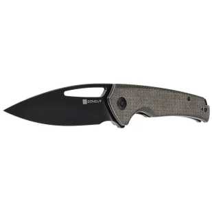 Nóż składany Sencut Mims Dark Green Canvas Micarta, Black Stonewashed 9Cr18MoV (S21013-3) - Noże - miniaturka - grafika 2