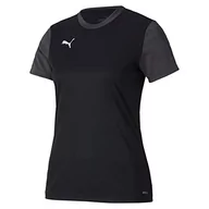 Koszulki i topy damskie - Puma damska koszulka Teamgoal 23 Sideline T-shirt W Black-asphalt M 656938 - miniaturka - grafika 1