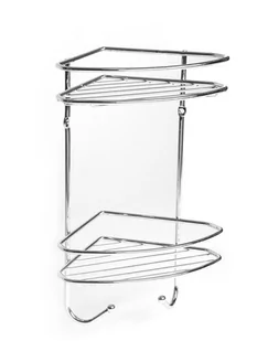 Półka druciana do łazienki na ścia��ę rogowa 047 - Półki łazienkowe - miniaturka - grafika 1