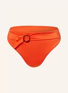 Stroje kąpielowe - Cyell Dół Od Bikini Z Wysokim Stanem Satin Tomato rot - miniaturka - grafika 1