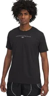 Koszulki męskie - Koszulka męska Under Armour Stacked Logo SS czarna 6000211 001 L - miniaturka - grafika 1