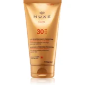 Balsamy i kremy do opalania - Nuxe Sun mleczko do opalania do twarzy i ciała SPF30+ Anti Aging Cellular Protection Sublime Tan with Sun and Water Flowers 150 ml - miniaturka - grafika 1