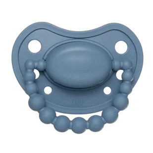 Luu Kids, smoczek uspokajający, pozycjonujący, silikonowy, Cloudy Blue, 3-6 miesięcy, 1 sztuka - Smoczki uspokajające - miniaturka - grafika 1