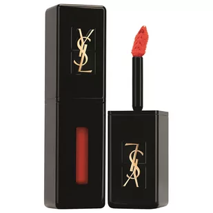 Yves Saint Laurent Vernis A Levres Vinyl Cream 406 Orange Electro - Szminki - miniaturka - grafika 1