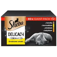 Mokra karma dla kotów - Sheba Saszetka Galaretka Drób 80x85g Sticker mokra karma dla kotów dorosłych 80 x 85 g - miniaturka - grafika 1
