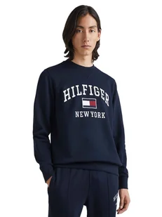 Tommy Hilfiger Ocieplana Bluza Męska Modern Varsity Sweatshirt Granatowa Mw0Mw28755 Dw5 L - Bluzy męskie - miniaturka - grafika 1