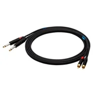 Inne akcesoria muzyczne - Kabel SSQ RCAJM5 2 x RCA - 2 x Jack 6.3 mm 5 m - miniaturka - grafika 1