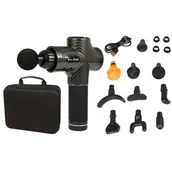 Akcesoria do masażu - MASAŻER PISTOLET DO MASAŻU 10 KOŃCÓWEK MASSAGE GUN - miniaturka - grafika 1