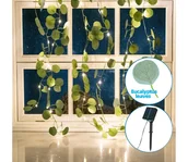 Lampy ogrodowe - Aigostar - LED Łańcuch solarny 70xLED/4x1m IP65 ciepła biel eukaliptus - miniaturka - grafika 1