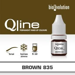 Pigment Bioevolution Brown 835 - Qline - 5ml - Pozostałe akcesoria kosmetyczne - miniaturka - grafika 1