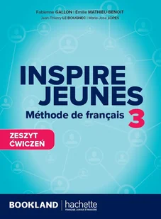 Inspire Jeunes 3 zeszyt ćwiczeń + audio online - książka - Książki do nauki języka francuskiego - miniaturka - grafika 1
