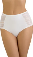 Majtki damskie - Vivisence 4014 biały xl majtki wysokie figi - miniaturka - grafika 1