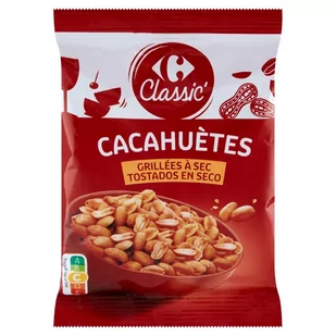 Carrefour Classic Orzeszki ziemne prażone 150 g - Orzeszki - miniaturka - grafika 1