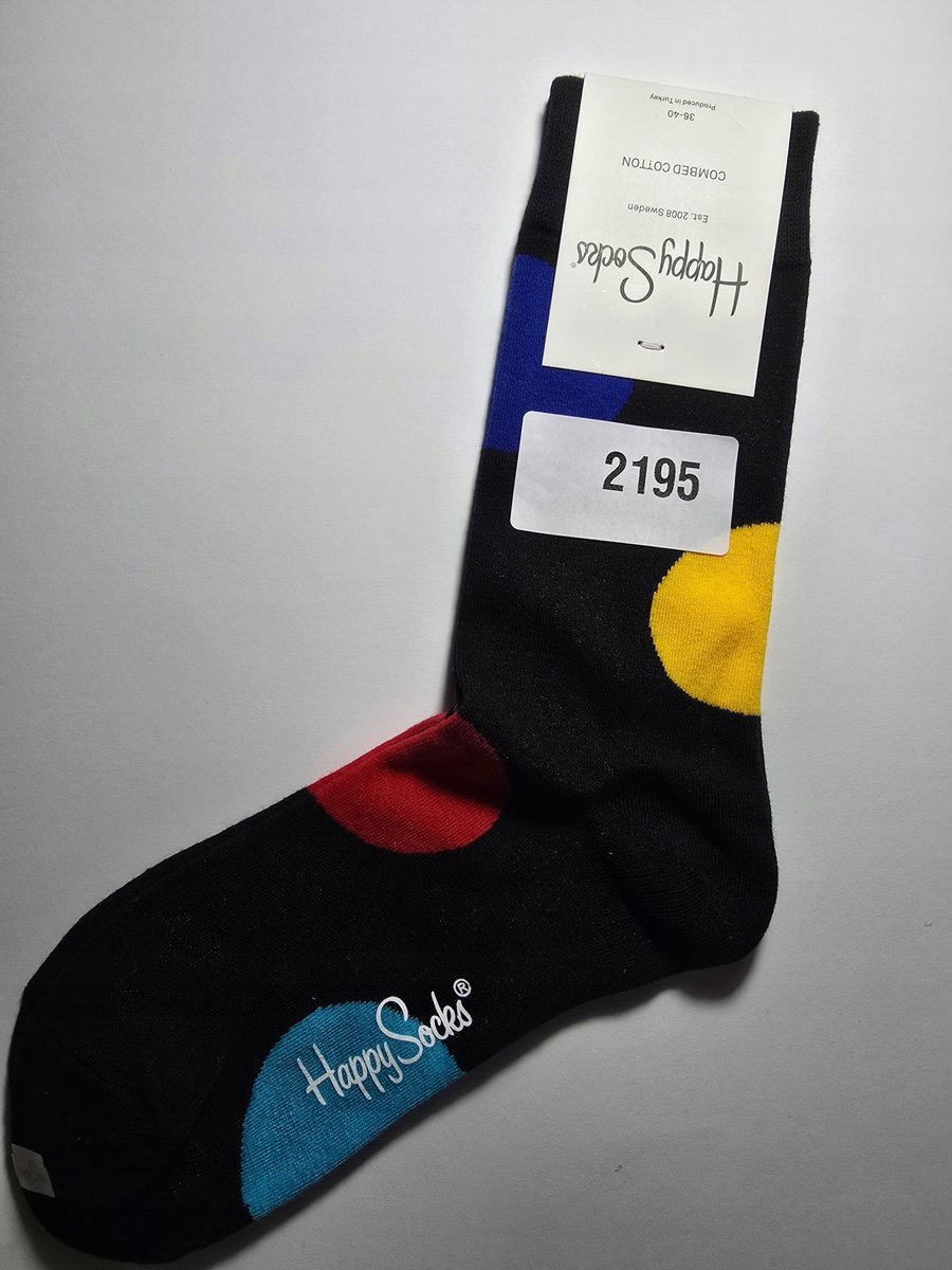 Kolorowe skarpety Happy Socks unisex rozmiar 36-40 (2195)
