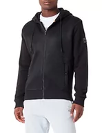 Bluzy męskie - BOSS bluza męska werace, czarny (Black1), M - miniaturka - grafika 1