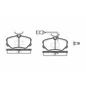 Klocki hamulcowe - Klocki hamulcowe - komplet REMSA 0303.12 - miniaturka - grafika 1