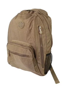 Praktyczny Plecak Materiałowy BAG STREET 2212 BRĄZOWY 42 x 32 x 13 [cm] - Plecaki - miniaturka - grafika 4