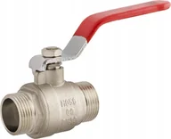 Zawory i kraniki - IDMAR Zawór kulowy do wody GZ/GZ 1" DN25; KW025011.8023 - miniaturka - grafika 1