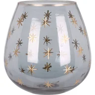 Świeczniki - Świecznik na tealighta w formie szklanki, Ø 14 cm - miniaturka - grafika 1