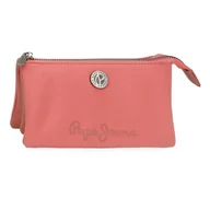 Portfele - Pepe Jeans Corin Portfel Trzykomorowy Różowy 17,5x9,5x2 cm Poliester i PU by Joumma Bags, Różowy kolor, Talla única, Portfel z trzema przegródkami - miniaturka - grafika 1