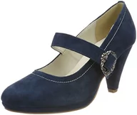 Czółenka - HIRSCHKOGEL 3005717 czółenka damskie, niebieski - Niebieski granatowy - 38 EU - miniaturka - grafika 1