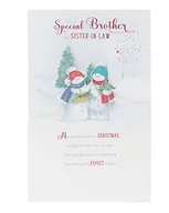 Kartki okolicznościowe i zaproszenia - Kartka świąteczna dla brata i szwagierki - prezenty świąteczne - świąteczna karta podarunkowa - kartka świąteczna dla brata - kartka świąteczna dla pary - tradycyjne Boże Narodzenie - miniaturka - grafika 1