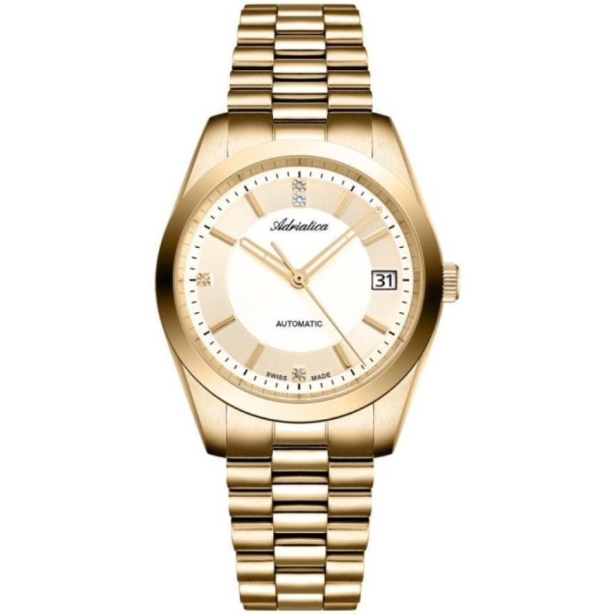 Zegarek Damski Adriatica A3802.1111AD złoty