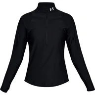 Bluzy sportowe damskie - Bluza damska Under Armour  Qualifier Half Zip black L - miniaturka - grafika 1