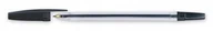 Długopisy - DŁUGOPIS TRADYCYJNY GRANIT D502 Z NASADKĄ, OBUDOWA PRZEZROCZYSTA, CZARNY - miniaturka - grafika 1