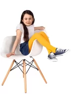 Rajstopy - Rajstopy dziecięce, mikrofibra gładkie ciemnożółte 40 DEN, 152-158 - miniaturka - grafika 1