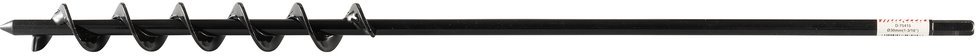 Makita earth drill D-75415, 30mm, L 600mm black