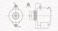 Alternatory - Alternator Magneti Marelli 063731615010 - miniaturka - grafika 1