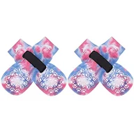 Skarpetki dla dzieci - EXPAWLORER Dwustronne skarpety dla psów, antypoślizgowe – miękka i oddychająca ochrona łap dla wszystkich psów, z regulowanymi paskami, lepsza kontrola trakcji do wnętrz, batikowe niebieskie, M - miniaturka - grafika 1