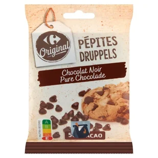 Carrefour Original Krople z czekolady 100 g - Dodatki do ciast w proszku - miniaturka - grafika 1