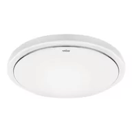Lampy sufitowe - Plafon z czujnikiem ruchu SOLA 4320 Ideus LED 18W 4100K IP44 metal biały - miniaturka - grafika 1