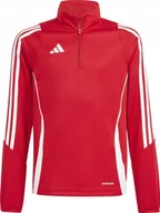 Bluzy damskie - Bluza dla dzieci adidas Tiro 24 Training Top czerwona IR9361 176cm - miniaturka - grafika 1