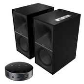 Głośniki i kolumny - Klipsch The Nines – Aktywne kolumny podstawkowe (para) + WiiM Mini - Odtwarzacz sieciowy streamer Czarny - miniaturka - grafika 1