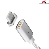 Kable USB - Maclean Kabel USB Type-C magnetyczny srebrny MCE178 AKMCLKUSBMCE178 - miniaturka - grafika 1