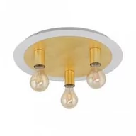 Lampy sufitowe - Eglo 97492 - LED Plafon PASSANO 3xE27/4W/230V złoty - miniaturka - grafika 1