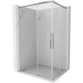 Kabiny prysznicowe - Mexen Rox Duo kabina prysznicowa rozsuwana 80 x 75 cm, transparent, chrom - 8C2D-080-075-01-00 - miniaturka - grafika 1