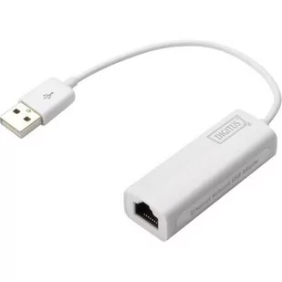 Digitus Adapter USB 2.0 RJ-45 - Adaptery i przejściówki - miniaturka - grafika 1