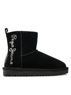 Pepe Jeans Śniegowce PGS50199 Czarny - Buty dla dziewczynek - miniaturka - grafika 1
