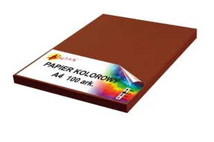 Papier kolorowy A4 80g bordowy v2 100 arkuszy - Szkolne artykuły papiernicze - miniaturka - grafika 1