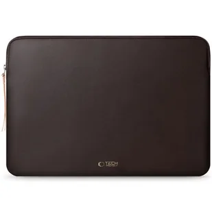 Etui na laptopa TECH-PROTECT Fleece 13-14 cali Ciemnobrązowy - Torby na laptopy - miniaturka - grafika 1