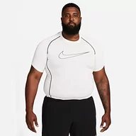 Koszulki i topy damskie - Nike Mens M NP DF Tight TOP SS T-Shirt, biały/czarny/czarny, XL DD1992 - miniaturka - grafika 1